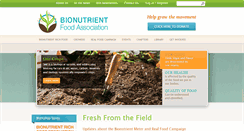 Desktop Screenshot of bionutrient.org